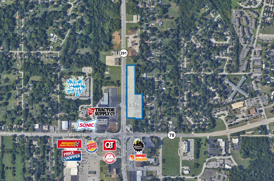 NEC of 23rd St & Rte 291, Independence, MO à vendre - Photo principale – Image 1 sur 1