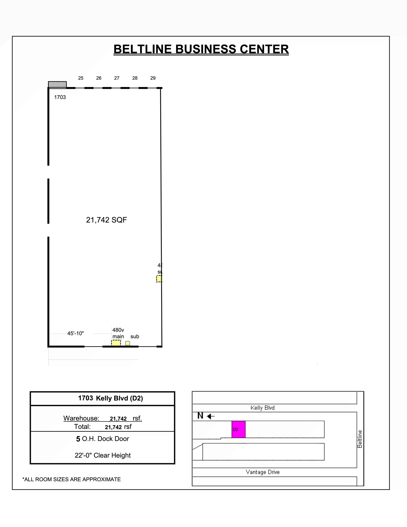 1401-1815 Kelly Blvd, Carrollton, TX à louer Plan de site– Image 1 sur 2