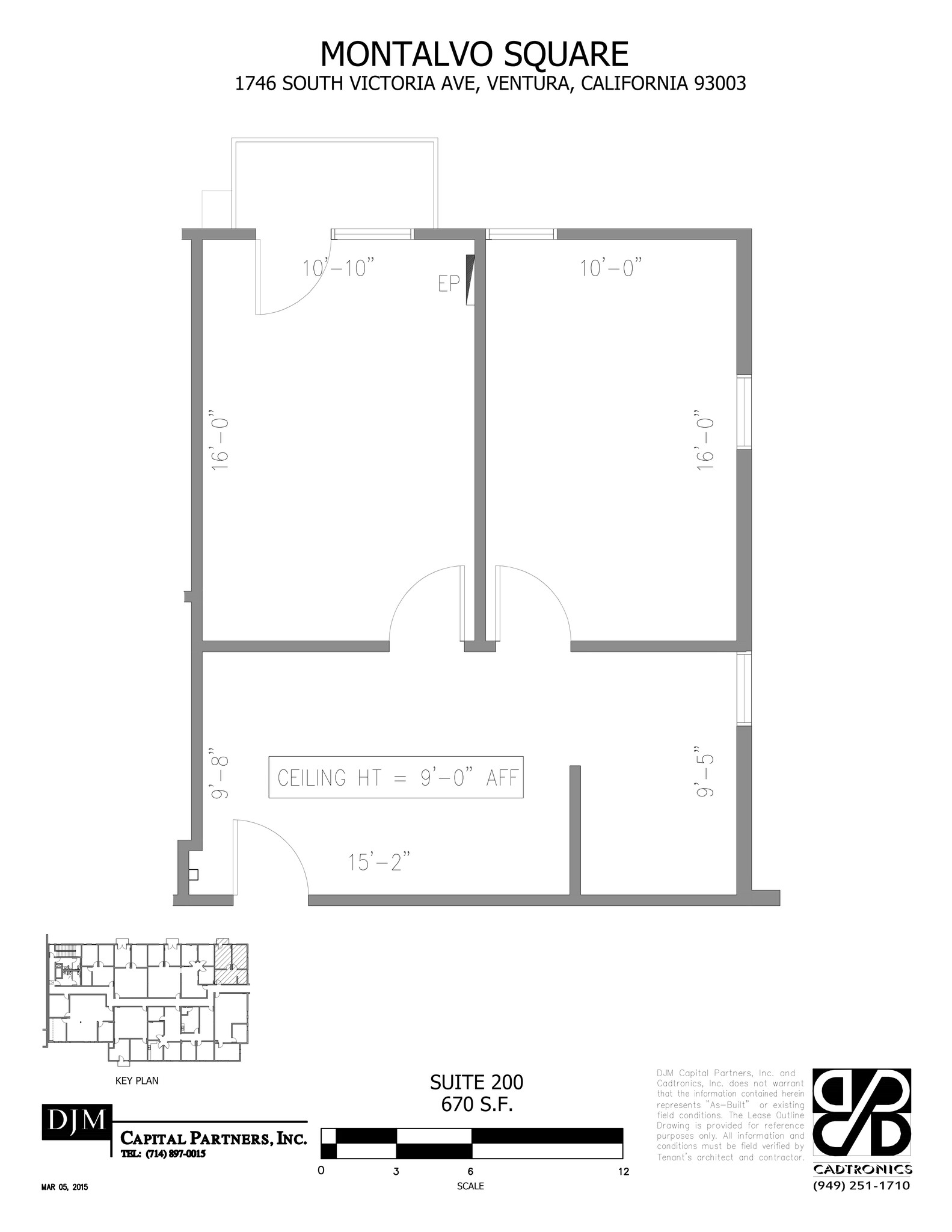 1746 S Victoria Ave, Ventura, CA à louer Plan de site– Image 1 sur 1