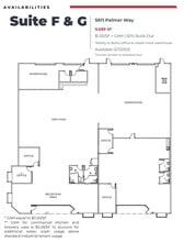 5650 El Camino Real, Carlsbad, CA à louer Plan d’étage– Image 2 sur 2