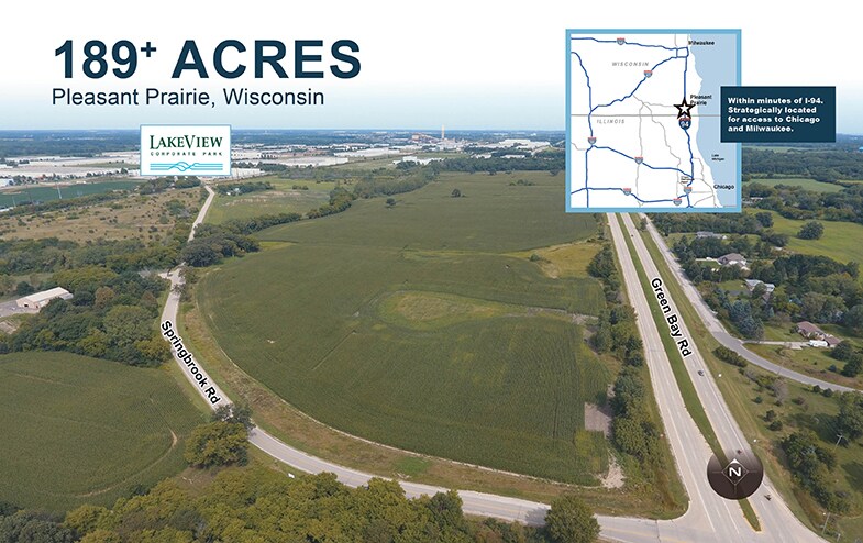 NWQ of Springbrook Rd and Green Bay Road Rd, Pleasant Prairie, WI à vendre Photo de l’immeuble– Image 1 sur 3