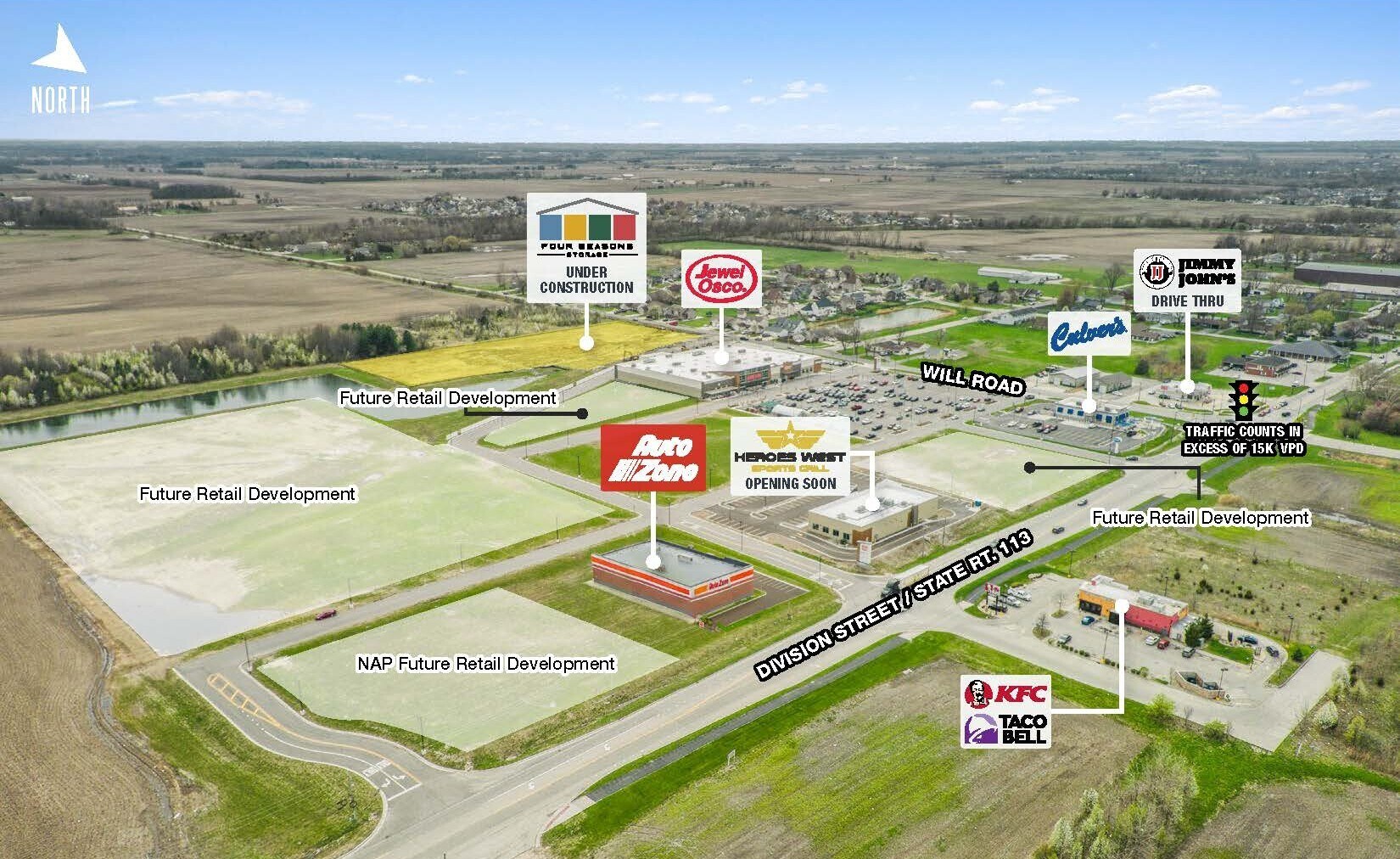 2801 Division Street (State Route 113), Diamond, IL à vendre Photo de l’immeuble– Image 1 sur 6