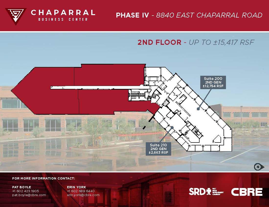 8860 E Chaparral Rd, Scottsdale, AZ à louer Plan d’étage– Image 1 sur 1