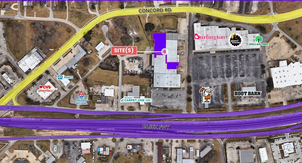 6640 Eastex Fwy, Beaumont, TX à louer - Photo de l’immeuble – Image 3 sur 5