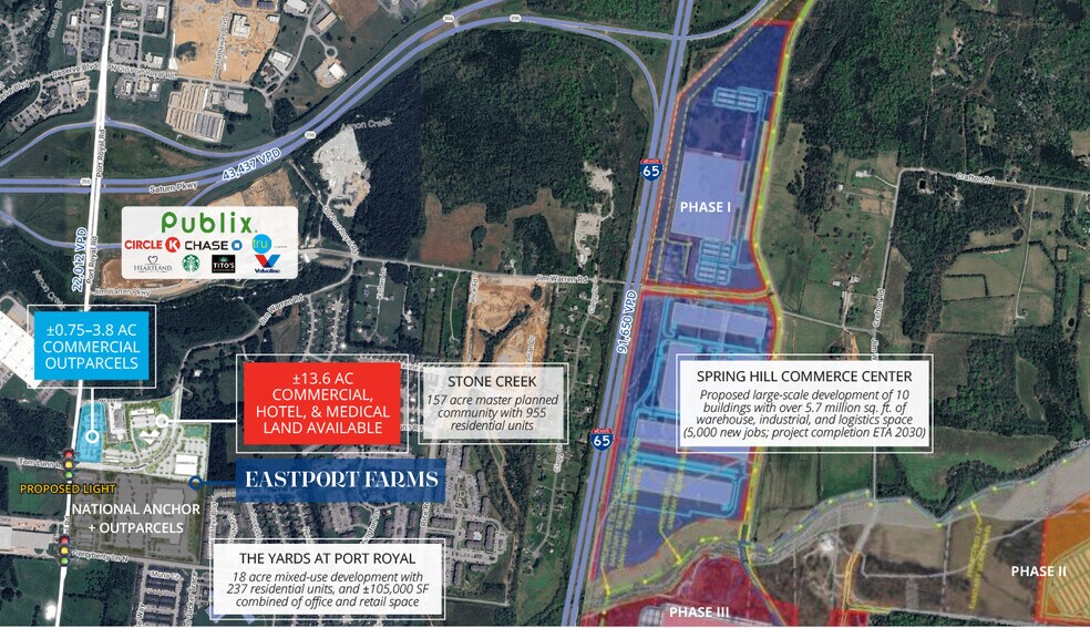South Port Royal, Spring Hill, TN à vendre - Aérien – Image 2 sur 3