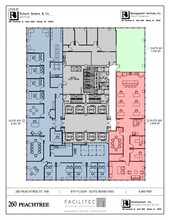 260-270 Peachtree St NW, Atlanta, GA à louer Plan de site– Image 2 sur 2