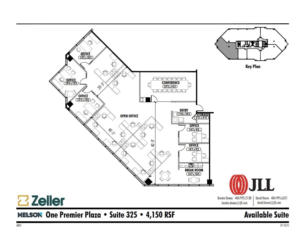 5605 Glenridge Dr NE, Atlanta, GA à louer Plan d’étage– Image 1 sur 1