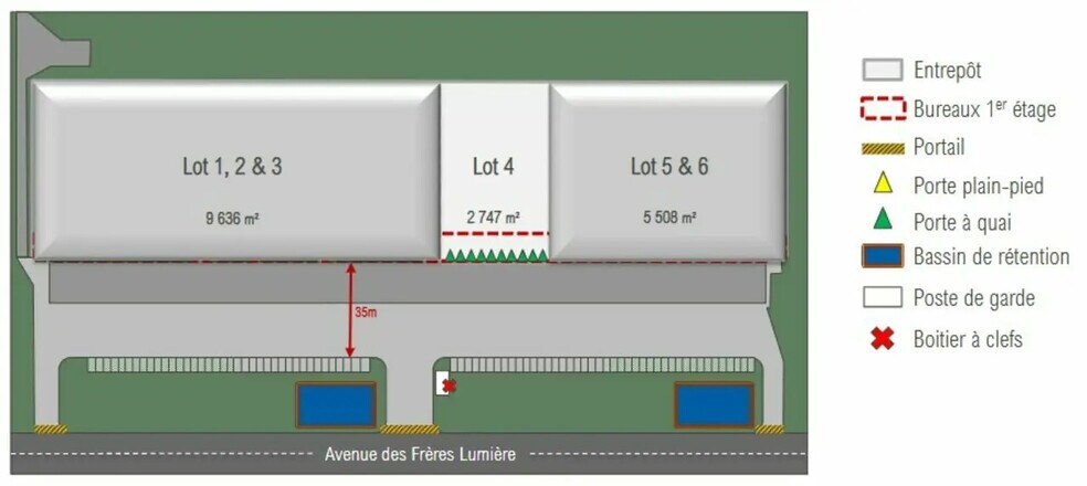 Local d’activités dans Trappes à louer - Plan d’étage – Image 2 sur 2