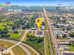 1023 Helena Ave, Nederland, TX - VUE AÉRIENNE  vue de carte