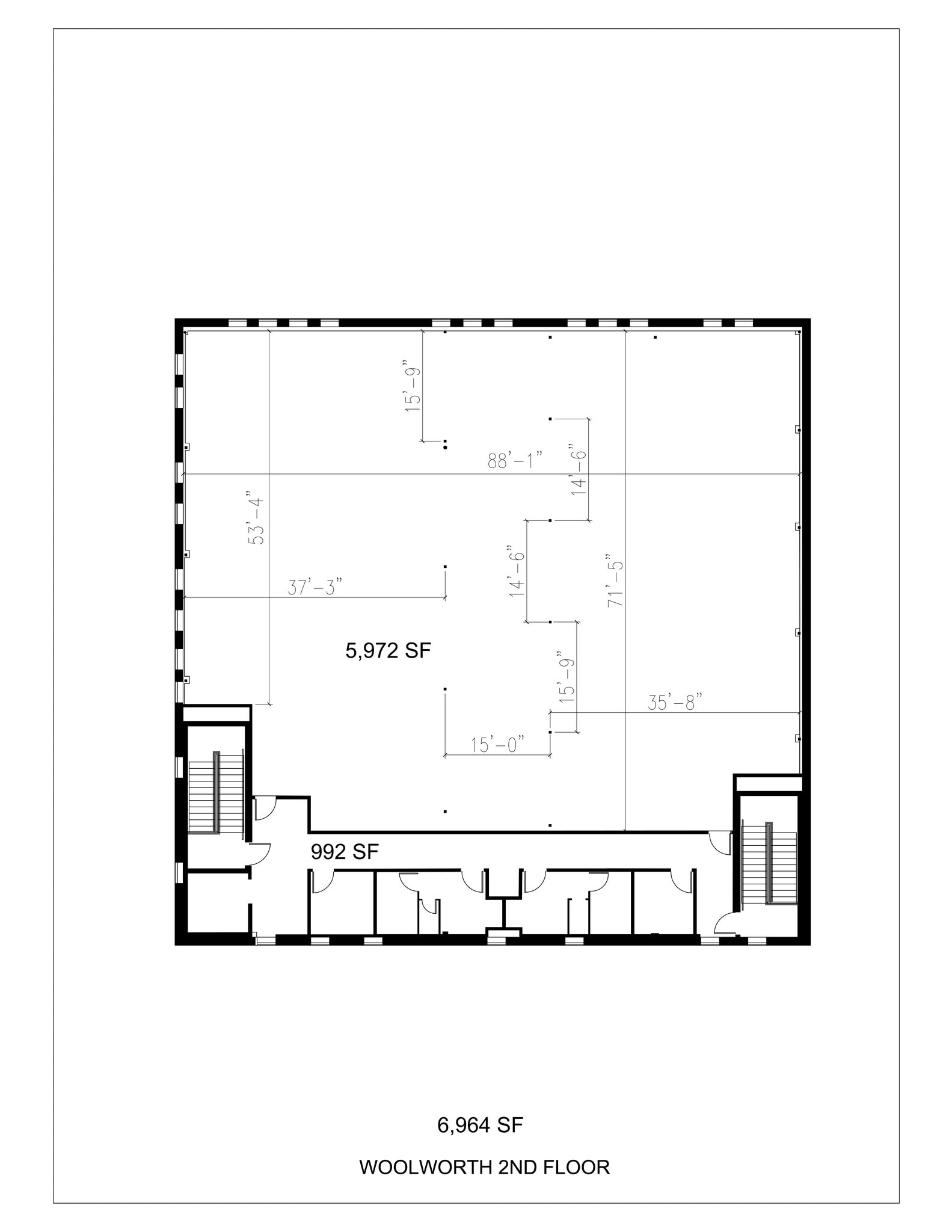 519 Cleveland St, Clearwater, FL à louer Plan de site– Image 1 sur 2
