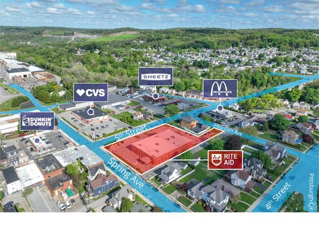 Plus de détails pour 115 5th St, Ellwood City, PA - Local commercial à vendre
