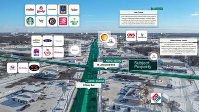 250 N River Ave, Holland, MI - Vue aérienne  vue de carte - Image1