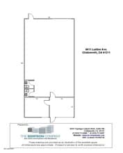 9401-9427 Lurline Ave, Chatsworth, CA à louer Plan d’étage– Image 1 sur 1
