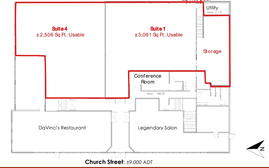 220 S Church St, Lodi, CA à louer Plan d’étage– Image 1 sur 1