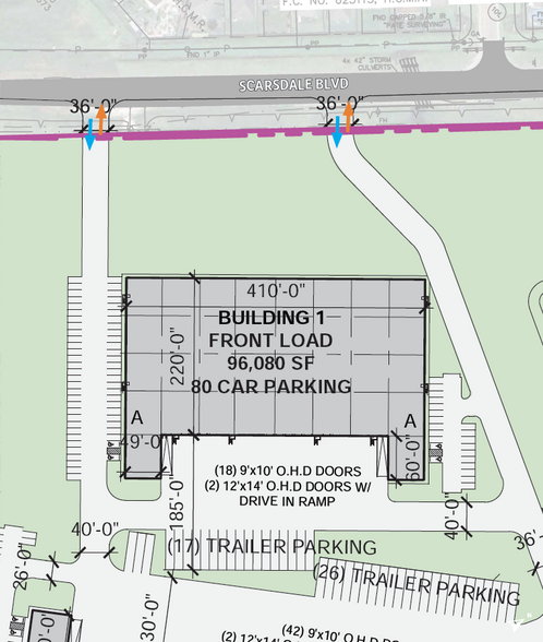 Scarsdale Blvd @ I-45 South, Houston, TX à louer - Plan de site – Image 2 sur 4