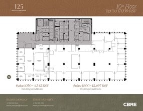 125 S Wacker Dr, Chicago, IL à vendre Plan d’étage– Image 2 sur 5