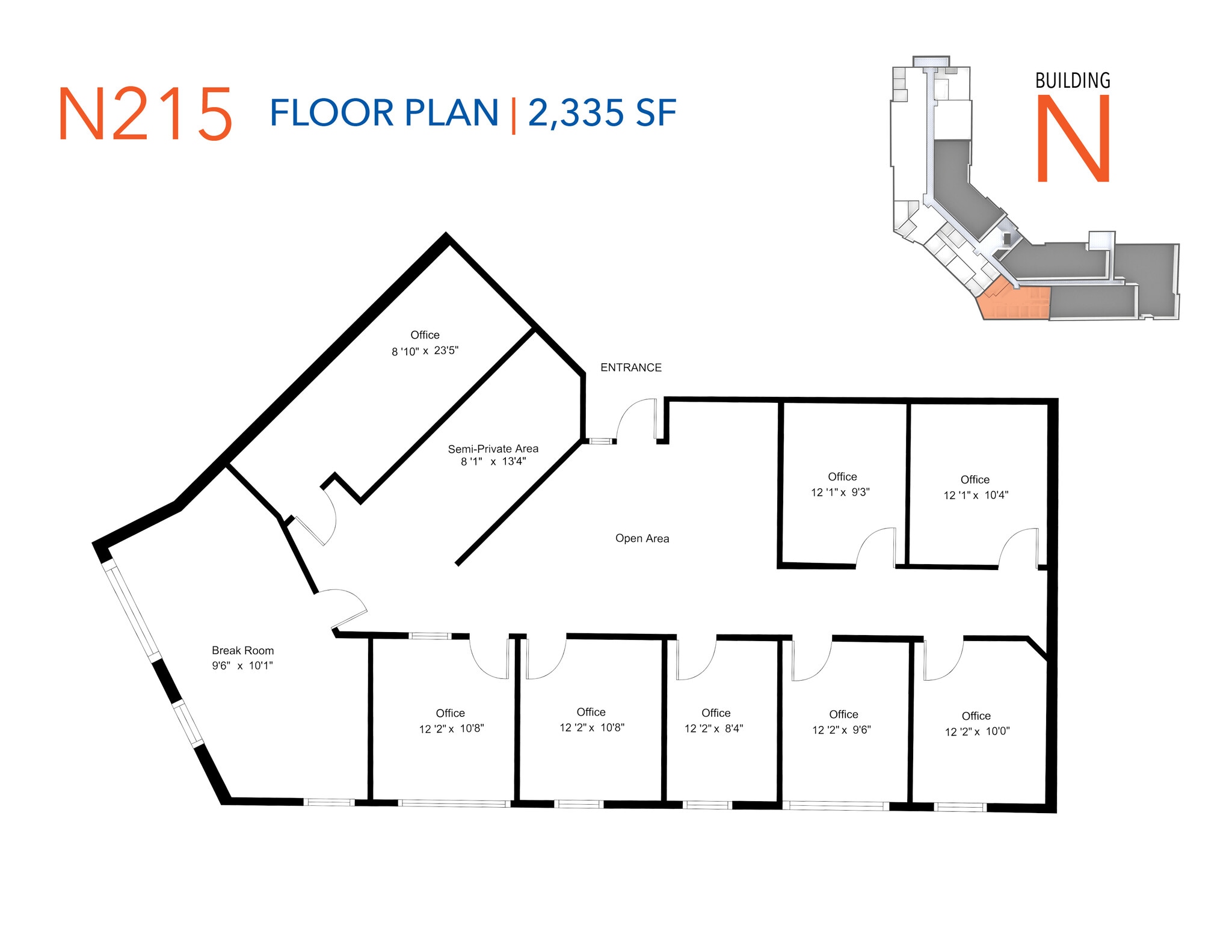 1479 Town Center Dr, Lakeland, FL à louer Plan d’étage– Image 1 sur 2