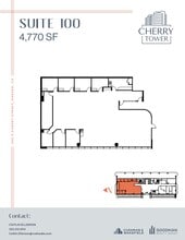 950 S Cherry St, Denver, CO à louer Plan d’étage– Image 1 sur 1