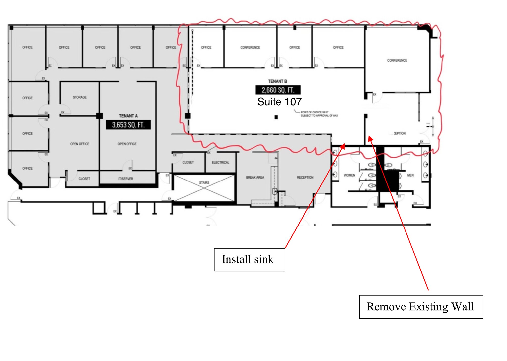 6100 Chevy Chase Dr, Laurel, MD à louer Plan d’étage– Image 1 sur 1