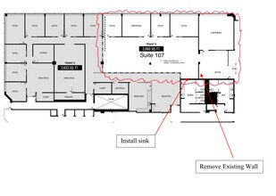 6100 Chevy Chase Dr, Laurel, MD à louer Plan d’étage– Image 1 sur 1