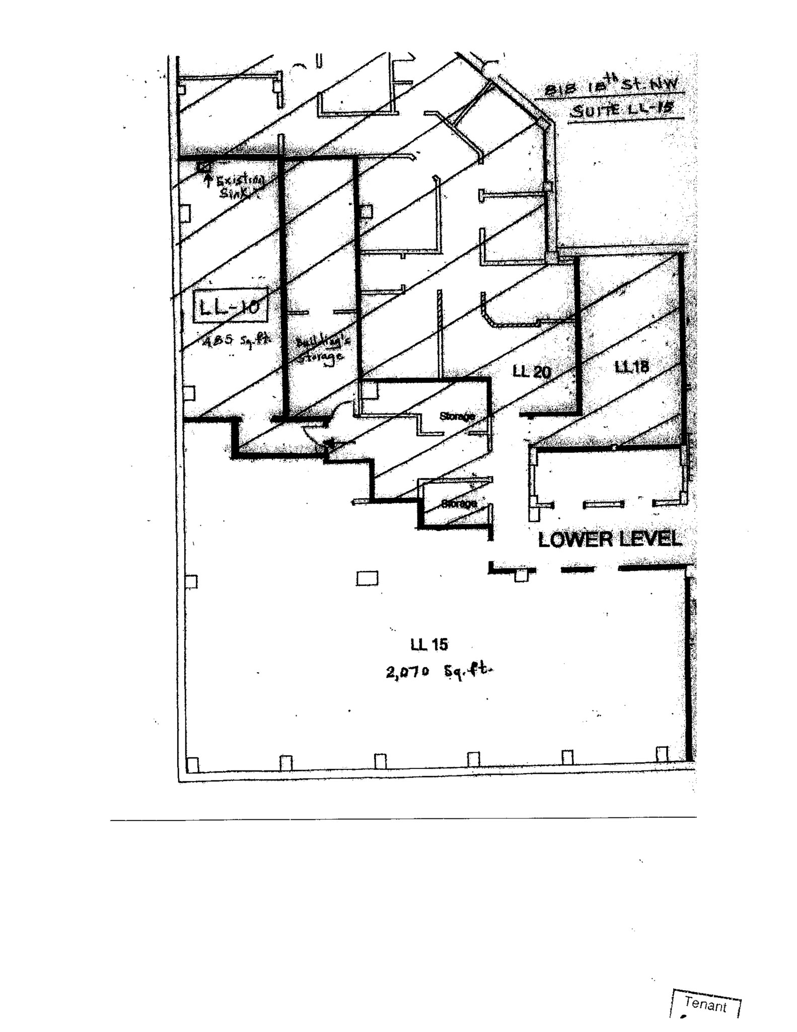 818 18th St NW, Washington, DC à louer Plan de site– Image 1 sur 1