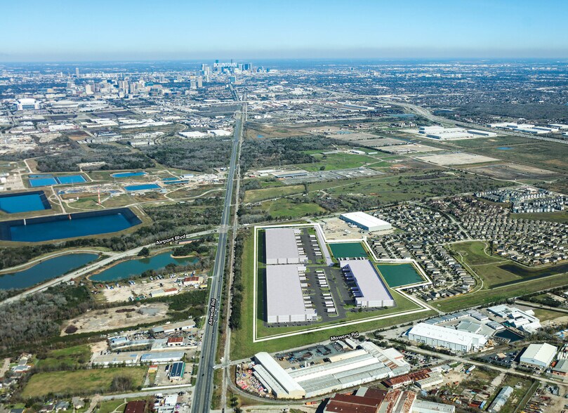 00 Airport Blvd, Houston, TX à louer - Aérien – Image 2 sur 4