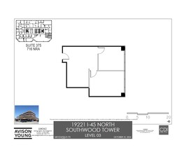 19221 Interstate 45 S, Shenandoah, TX à louer Plan d’étage– Image 1 sur 1