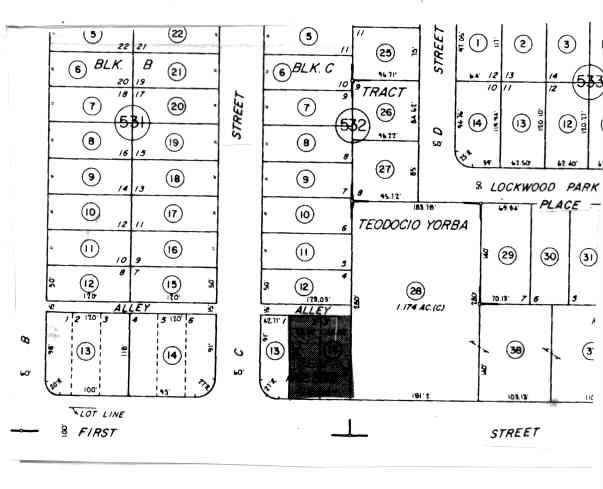 145 W 1st St, Tustin, CA à louer - Plan cadastral – Image 2 sur 3