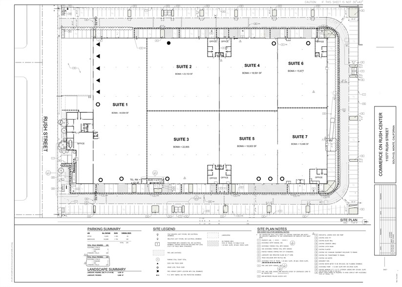 11077 Rush St, South El Monte, CA à louer - Plan de site – Image 3 sur 13