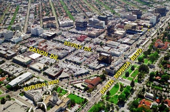 9606 S Santa Monica Blvd, Beverly Hills, CA - VUE AÉRIENNE  vue de carte
