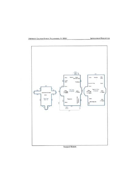 318 N Calhoun St, Tallahassee, FL à vendre - Plan d’étage – Image 3 sur 8