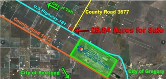 Plus de détails pour NW Corner 181 & County Rd 3677 hwy, Gregory, TX - Terrain à vendre