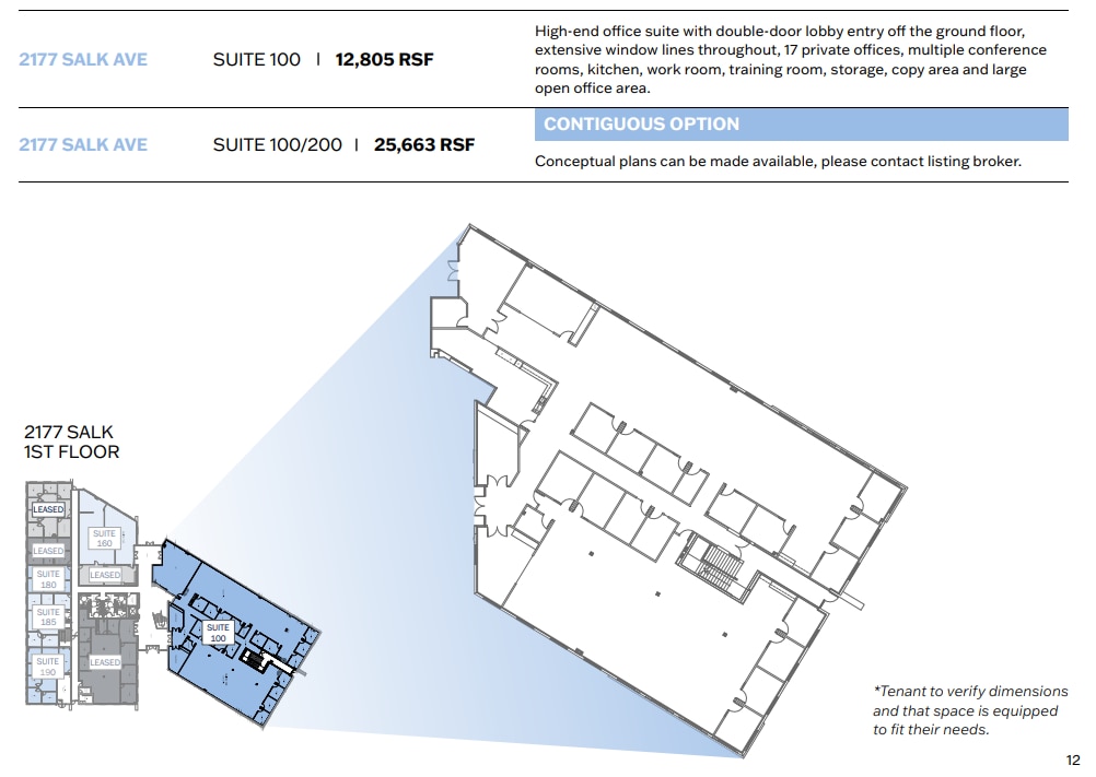 2173 Salk Ave, Carlsbad, CA à louer Plan d’étage– Image 1 sur 2