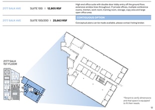 2173 Salk Ave, Carlsbad, CA à louer Plan d’étage– Image 1 sur 2