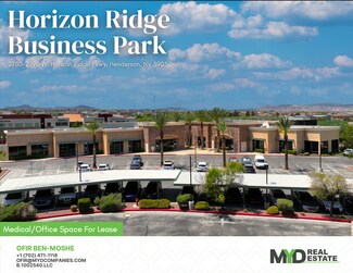 Plus de détails pour 2780 W Horizon Ridge Pky, Henderson, NV - Bureau à louer