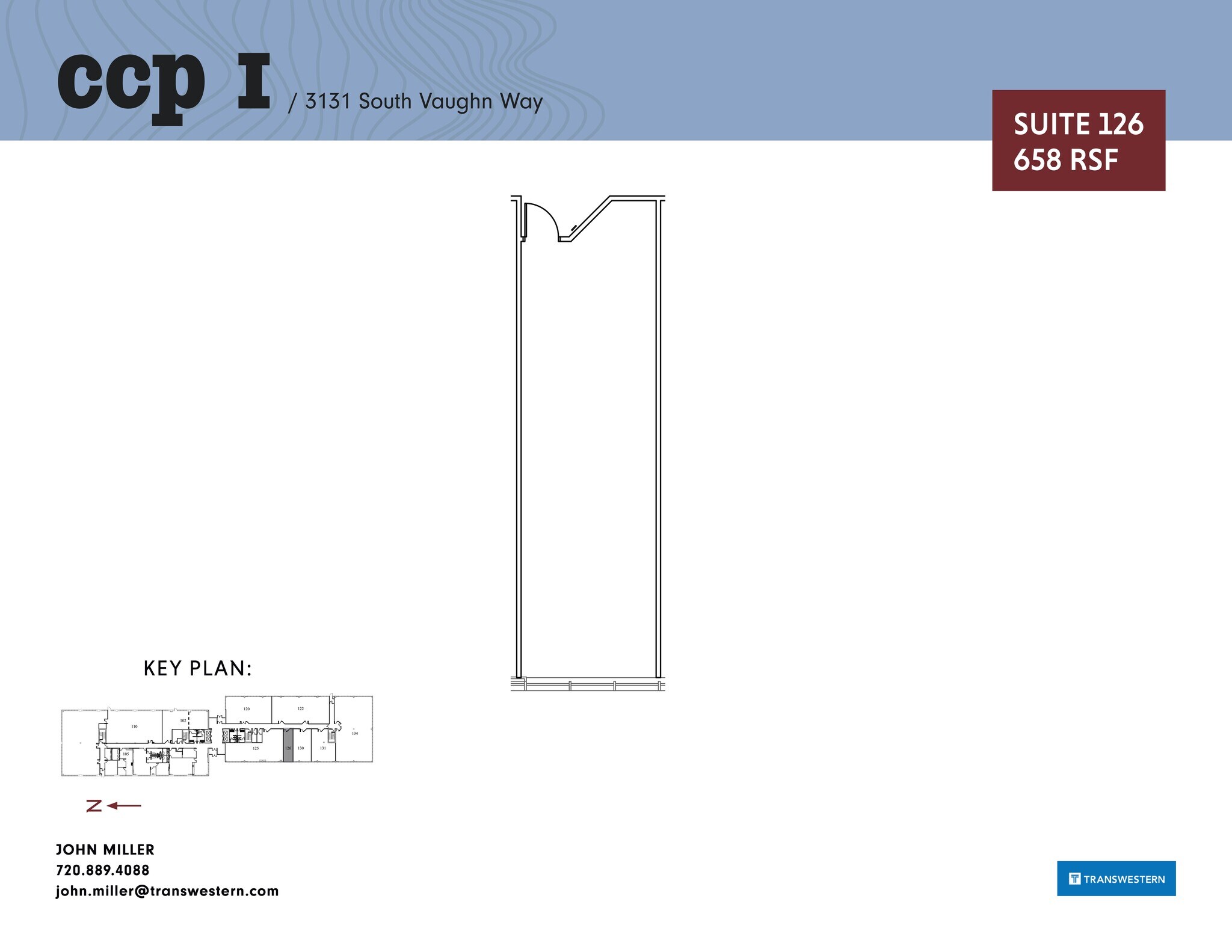 3131 S Vaughn Way, Aurora, CO à louer Plan de site– Image 1 sur 2