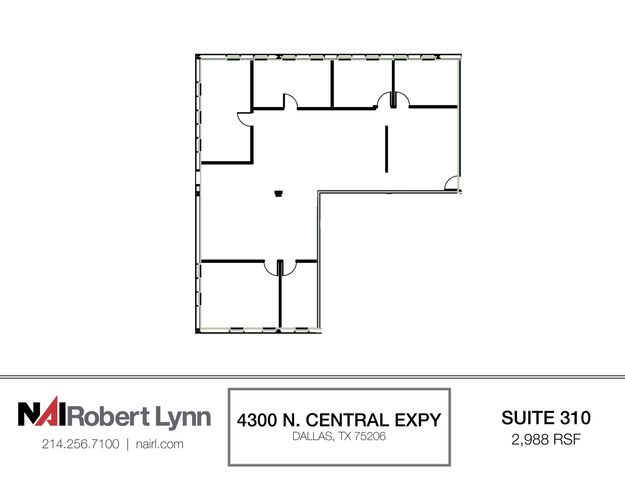 4300 N Central Expy, Dallas, TX à louer Plan d’étage– Image 1 sur 1