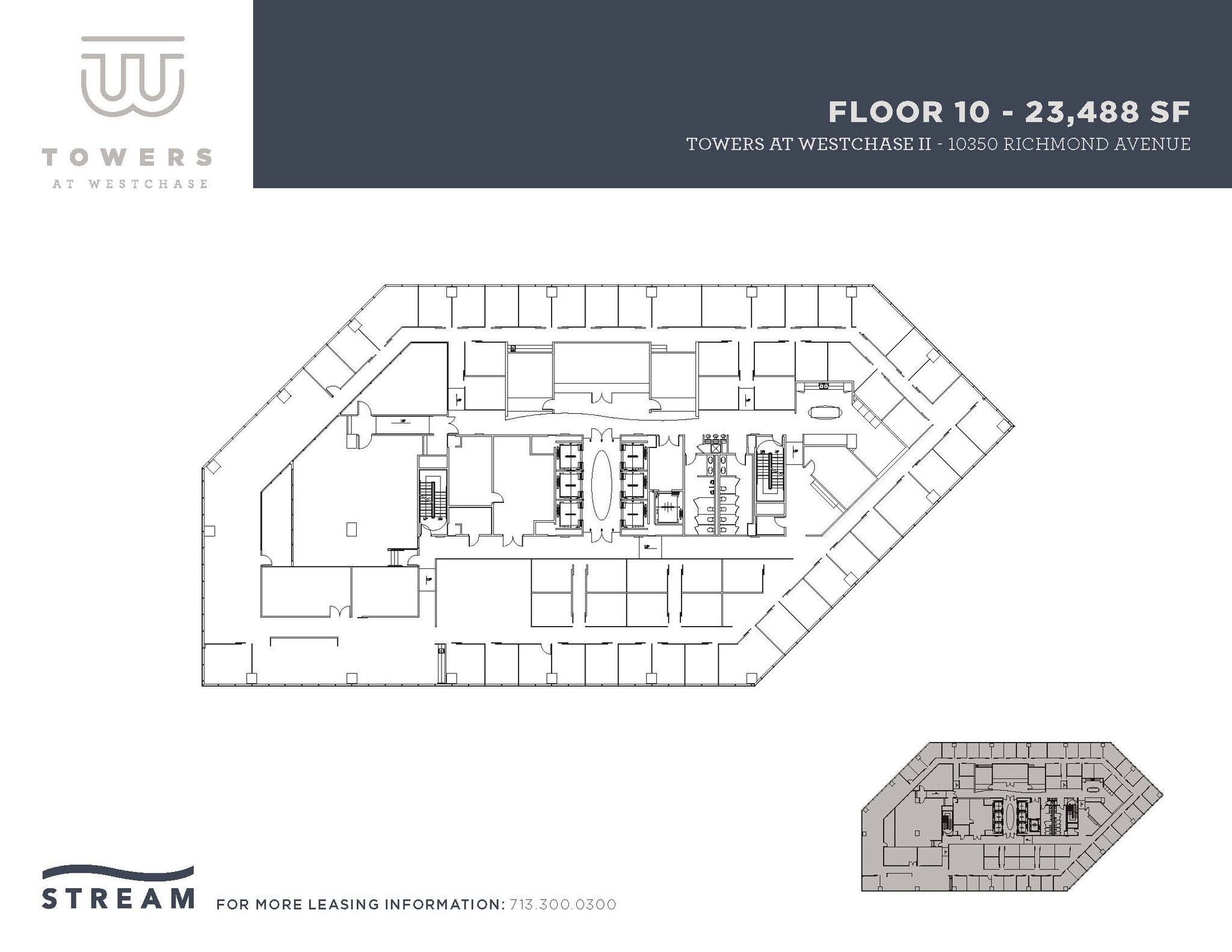 10350 Richmond Ave, Houston, TX à louer Plan d’étage– Image 1 sur 1