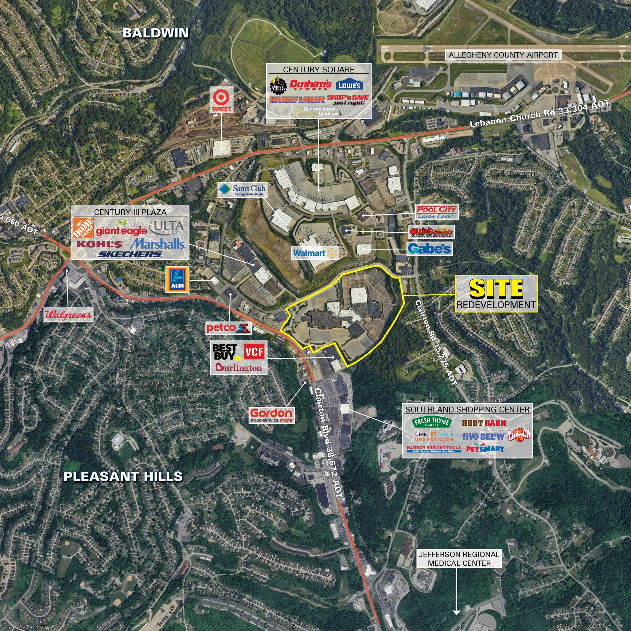 3075 Clairton Rd, West Mifflin, PA à vendre Photo principale– Image 1 sur 2