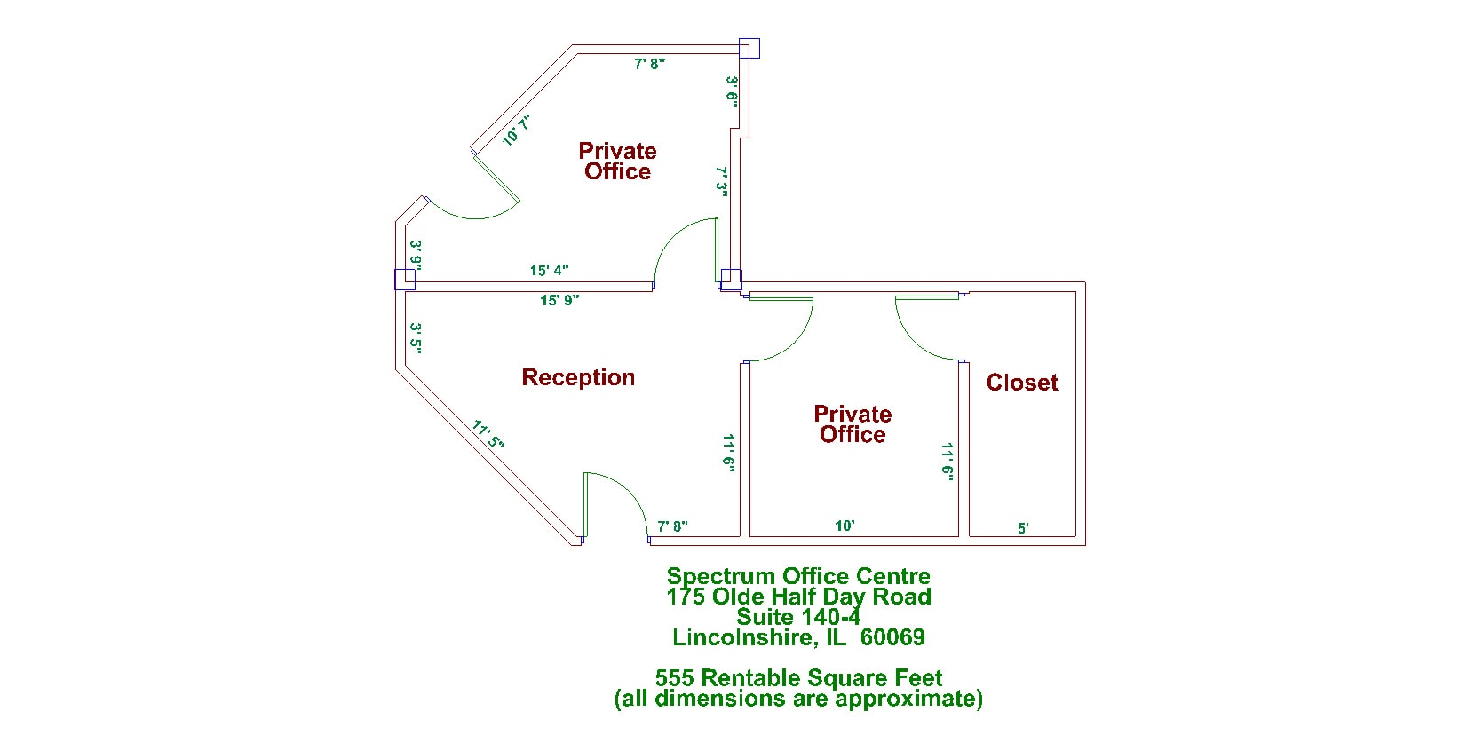 175 Olde Half Day Rd, Lincolnshire, IL à louer Plan d’étage– Image 1 sur 1