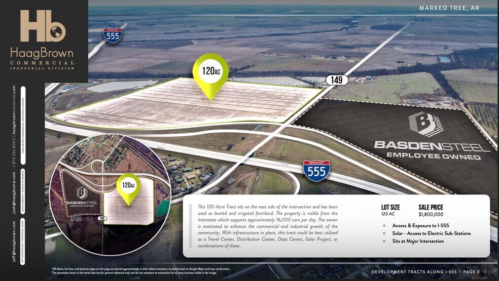 I-555 & Hwy 149 + 75 hwy, Marked Tree, AR à vendre - Photo de l’immeuble – Image 3 sur 8