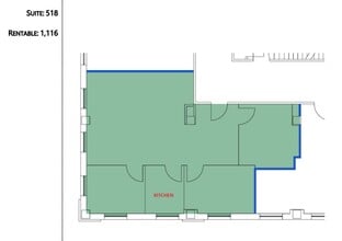 595 E Colorado Blvd, Pasadena, CA à louer Plan d’étage– Image 1 sur 1