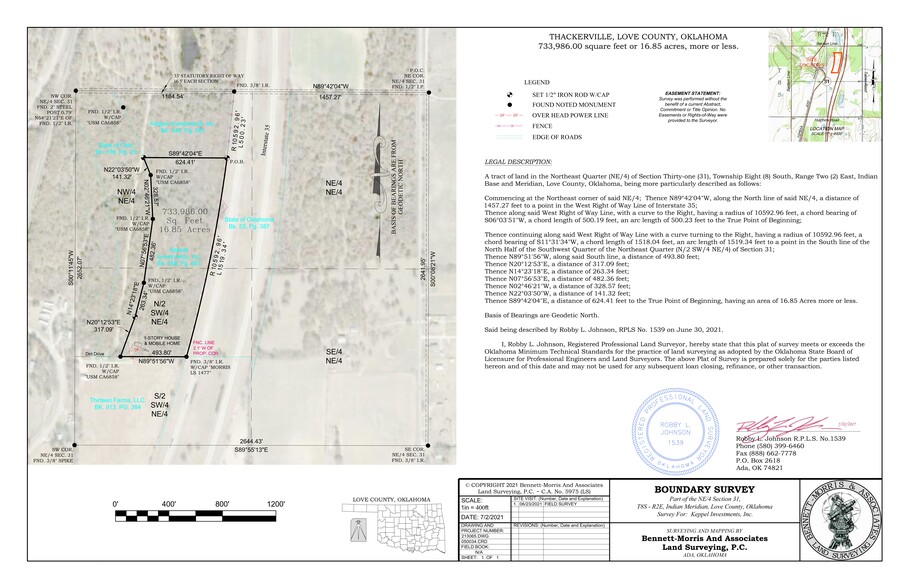 11469 Walnut Ln, Marietta, OK à vendre - Plan de site – Image 3 sur 4