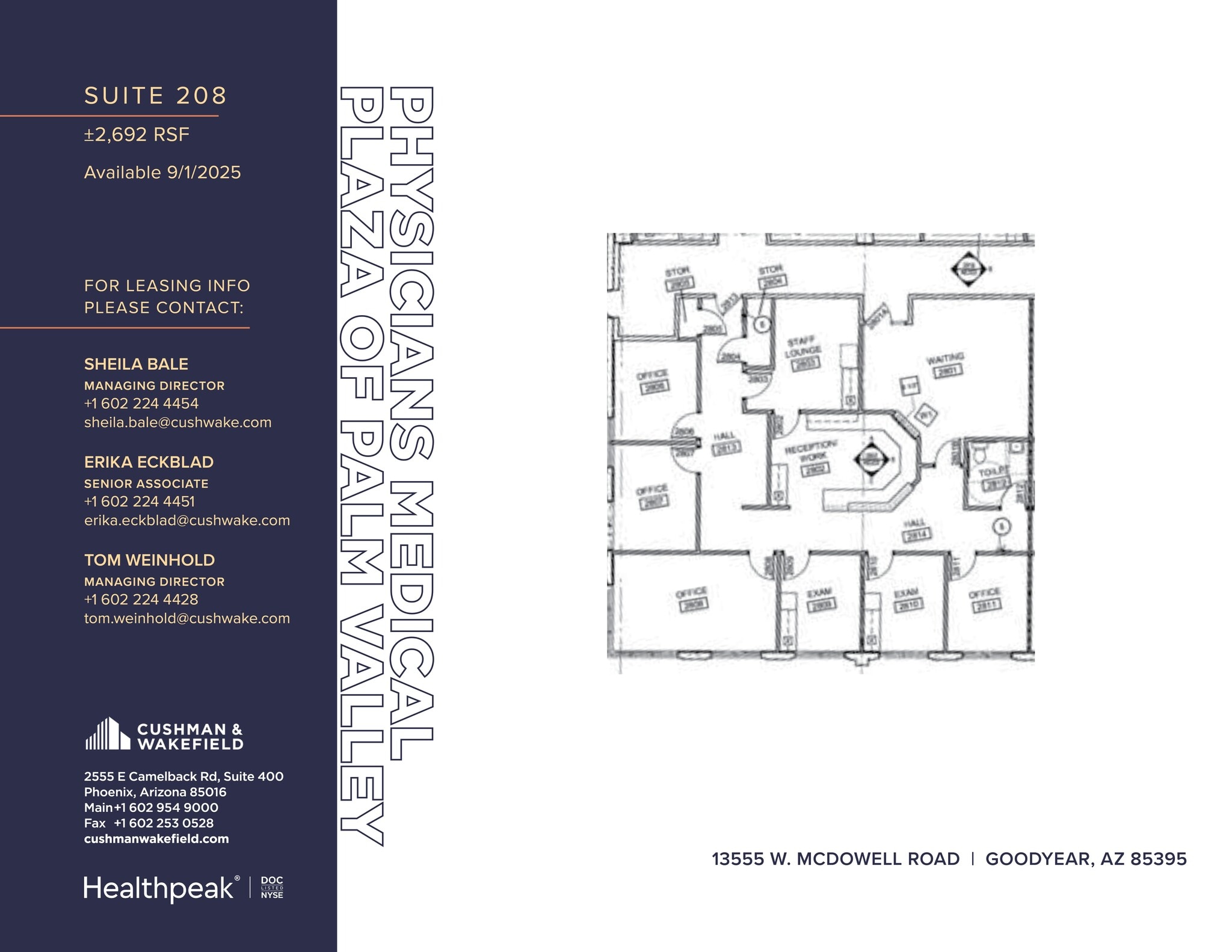 13555 W McDowell Rd, Goodyear, AZ à louer Plan de site– Image 1 sur 1