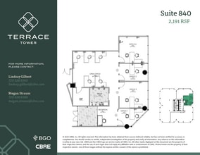 5619 Dtc Pky, Greenwood Village, CO à louer Plan d’étage– Image 1 sur 2