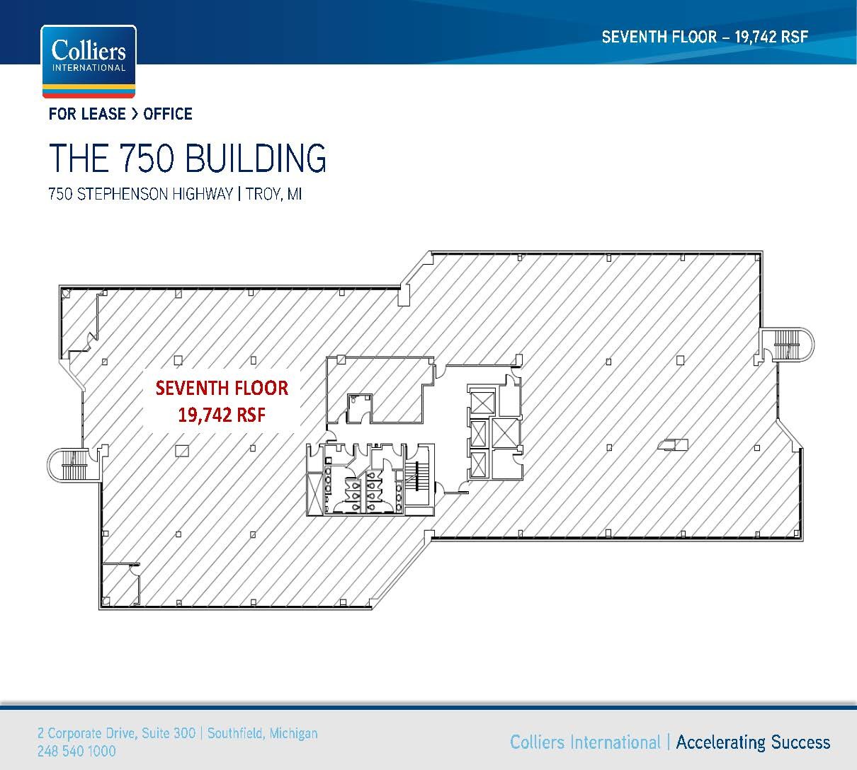 750 Stephenson Hwy, Troy, MI à louer Plan d’étage– Image 1 sur 1