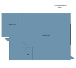 1485-1499 W Pomona Rd, Corona, CA à louer Plan d’étage– Image 1 sur 1