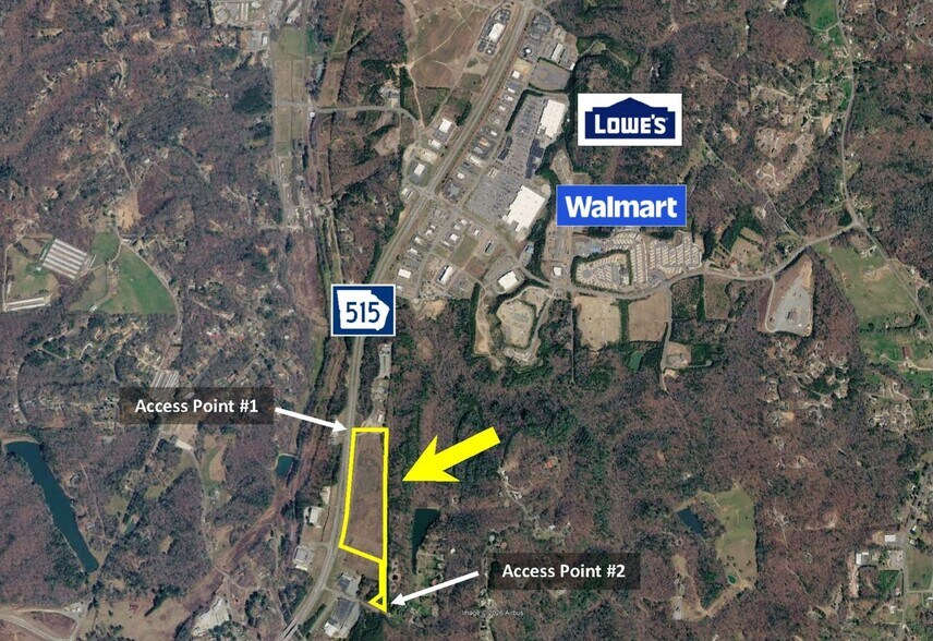 7284 Highway 515, Ellijay, GA à vendre - Aérien – Image 3 sur 7