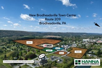 106 S New Brodheadsville Blvd, Brodheadsville, PA - Vue aérienne  vue de carte
