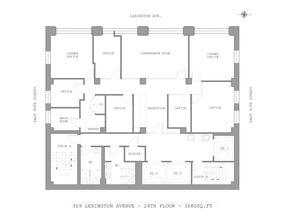 369 Lexington Ave, New York, NY à louer Plan de site– Image 1 sur 1